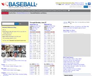 The site is often used by major media organizations and baseball broadcasters as a source for statistics. . Baseballreference com